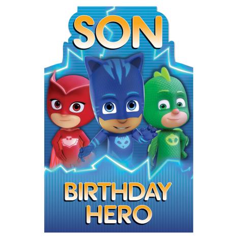 PJ Masks Son Shaped Birthday Card £0.99